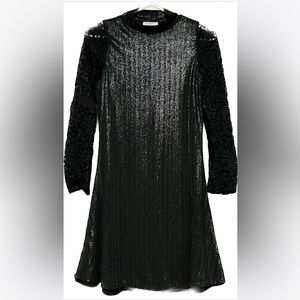 SHIMMERING BLACK DRESS
